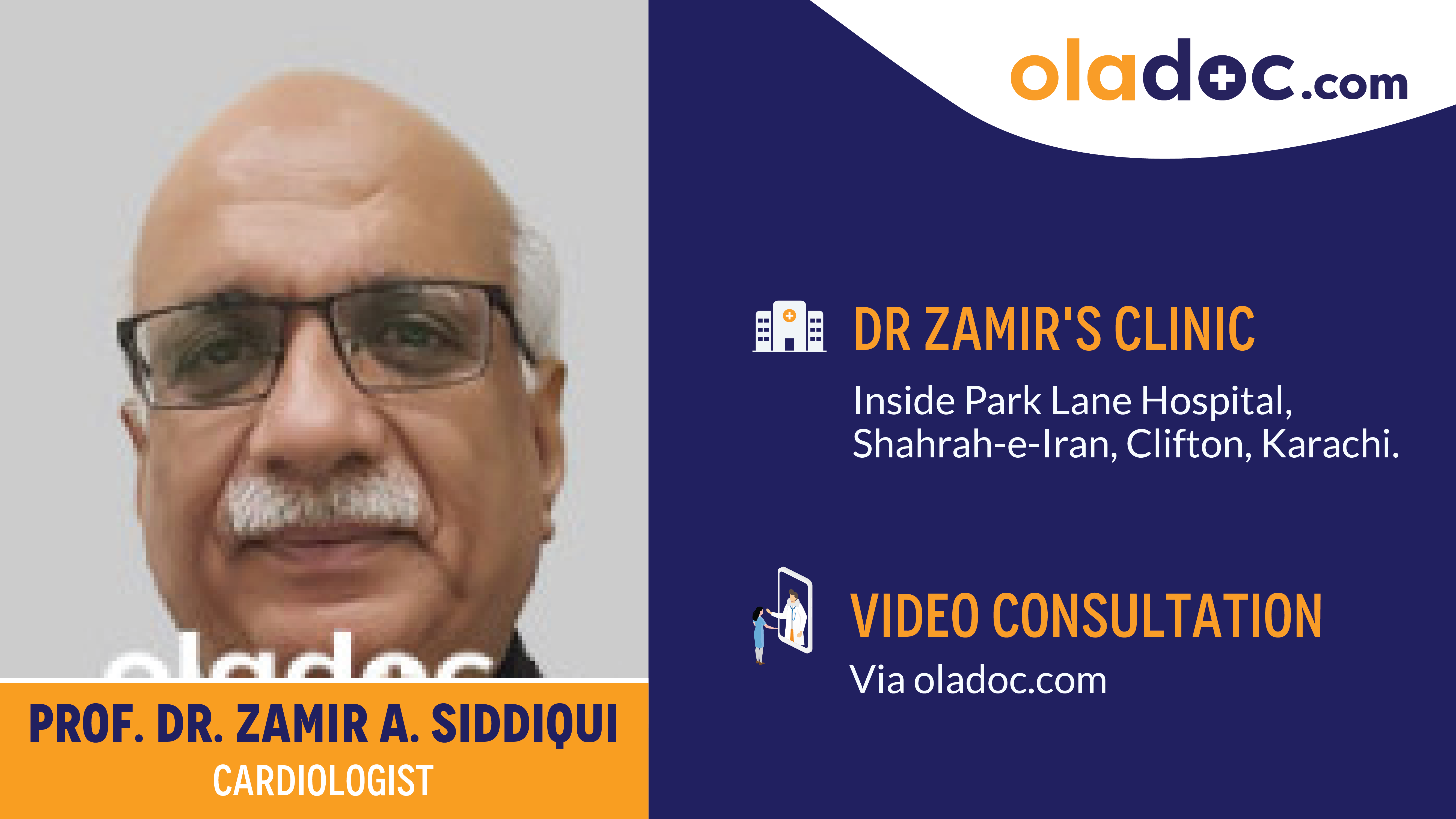 Practice locations of Dr.Zamir A. Siddiqui